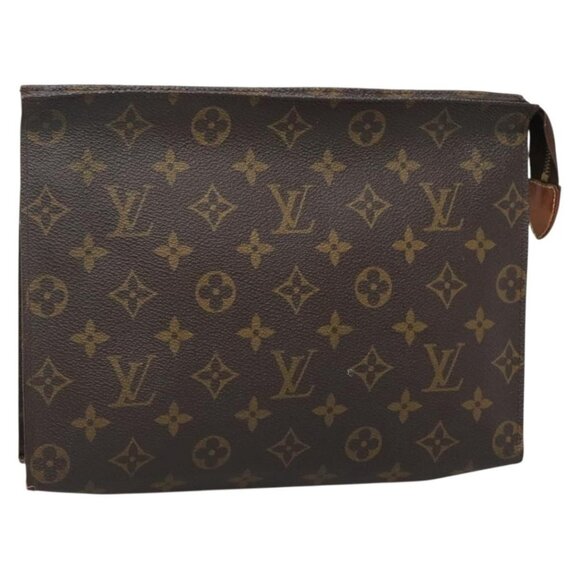LOUIS VUITTON Monogram Poche Toilette 26 Pouch M47542 LV Auth 139164 - Picture 1 of 16